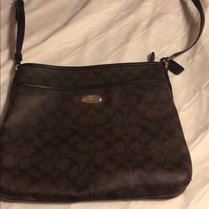 Coach print crossbody
